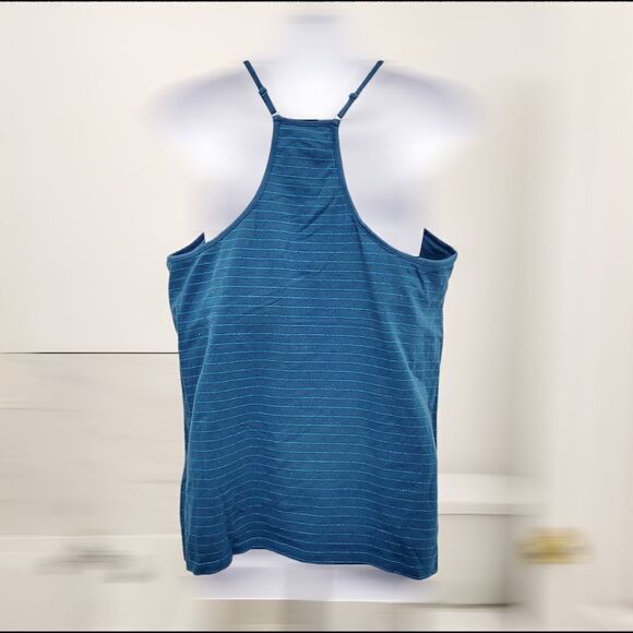 2/$20 Joe Fresh Blue Yoga Tank Top Size: XL - Picture 3 of 6